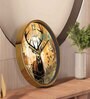 Multicolour Modern Plastic Stylish Non Ticking Silent Analog Wall Clock -12 inch