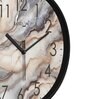 Multicolour Modern Plastic Stylish Non Ticking Silent Analog Wall Clock -12 inch