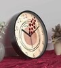 Multicolour Modern Plastic Stylish Non Ticking Silent Analog Wall Clock -12 inch