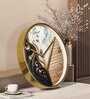 Multicolour Modern Plastic Stylish Non Ticking Silent Analog Wall Clock -12 inch