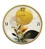 Multicolour Modern Plastic Stylish Non Ticking Silent Analog Wall Clock -12 inch