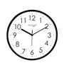 Multicolour Modern Plastic Stylish Non Ticking Silent Analog Wall Clock -12 inch