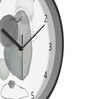 Multicolour Modern Plastic Stylish Non Ticking Silent Analog Wall Clock -12 inch