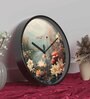 Multicolour Modern Plastic Stylish Non Ticking Silent Analog Wall Clock -12 inch
