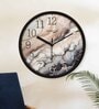 Multicolour Modern Plastic Stylish Non Ticking Silent Analog Wall Clock -12 inch