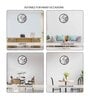 Multicolour Modern Plastic Stylish Non Ticking Silent Analog Wall Clock -12 inch