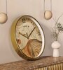 Multicolour Modern Plastic Stylish Non Ticking Silent Analog Wall Clock -12 inch