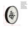 Multicolour Modern Plastic Stylish Non Ticking Silent Analog Wall Clock -12 inch
