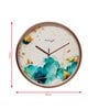 Multicolour Modern Plastic Stylish Non Ticking Silent Analog Wall Clock -12 inch