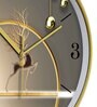 Multicolour Modern Plastic Stylish Non Ticking Silent Analog Wall Clock -12 inch