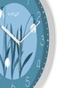Multicolour Modern Plastic Stylish Non Ticking Silent Analog Wall Clock -12 inch
