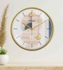 Multicolour Modern Plastic Stylish Non Ticking Silent Analog Wall Clock -12 inch