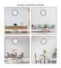 Multicolour Modern Plastic Stylish Non Ticking Silent Analog Wall Clock -12 inch
