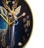 Multicolour Modern Plastic Stylish Non Ticking Silent Analog Wall Clock -12 inch