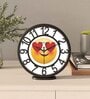 Multicolour Modern Plastic Stylish Non Ticking Silent Analog Wall Clock -8 Inch