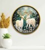 Multicolour Modern Plastic Stylish Non Ticking Silent Analog Wall Clock -12 inch
