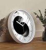 Multicolour Modern Plastic Stylish Non Ticking Silent Analog Wall Clock -12 inch