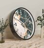 Multicolour Modern Plastic Stylish Non Ticking Silent Analog Wall Clock -12 inch
