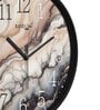 Multicolour Modern Plastic Stylish Non Ticking Silent Analog Wall Clock -12 inch