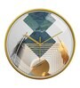 Multicolour Modern Plastic Stylish Non Ticking Silent Analog Wall Clock -12 inch