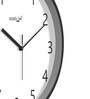 Multicolour Modern Plastic Stylish Non Ticking Silent Analog Wall Clock -12 inch
