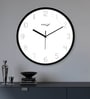 Multicolour Modern Plastic Stylish Non Ticking Silent Analog Wall Clock -12 inch