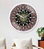 Multicolour Modern Plastic Stylish Non Ticking Silent Analog Wall Clock -12 inch