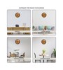 Multicolour Modern Plastic Stylish Non Ticking Silent Analog Wall Clock -12 inch