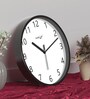 Multicolour Modern Plastic Stylish Non Ticking Silent Analog Wall Clock -12 inch