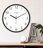 Multicolour Modern Plastic Stylish Non Ticking Silent Analog Wall Clock -12 inch