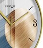 Multicolour Modern Plastic Stylish Non Ticking Silent Analog Wall Clock -12 inch