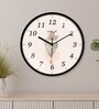 Multicolour Modern Plastic Stylish Non Ticking Silent Analog Wall Clock -12 inch