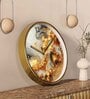Multicolour Modern Plastic Stylish Non Ticking Silent Analog Wall Clock -12 inch