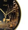 Multicolour Modern Plastic Stylish Non Ticking Silent Analog Wall Clock -12 inch