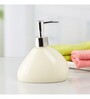 Modern Red Ceramic Soap Dispenser