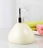 Modern Red Ceramic Soap Dispenser