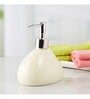 Modern Red Ceramic Soap Dispenser