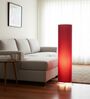 Modern Red Cylinder Floor Lamp   Stylish Lighting for Living Room & Bedroom