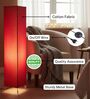 Modern Red Cylinder Floor Lamp   Stylish Lighting for Living Room & Bedroom