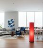 Modern Red Cylinder Floor Lamp   Stylish Lighting for Living Room & Bedroom