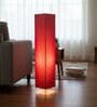 Modern Red Cylinder Floor Lamp   Stylish Lighting for Living Room & Bedroom