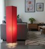Modern Red Cylinder Floor Lamp   Stylish Lighting for Living Room & Bedroom