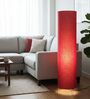 Modern Red Cylinder Floor Lamp   Stylish Lighting for Living Room & Bedroom