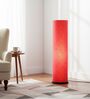 Modern Red Cylinder Floor Lamp   Stylish Lighting for Living Room & Bedroom