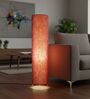 Modern Red Texture Cylinder Floor Lamp   Stylish Lighting for Living Room & Bedroom