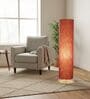 Modern Red Texture Cylinder Floor Lamp   Stylish Lighting for Living Room & Bedroom