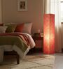 Modern Red Texture Cylinder Floor Lamp   Stylish Lighting for Living Room & Bedroom