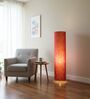 Modern Red Texture Cylinder Floor Lamp   Stylish Lighting for Living Room & Bedroom