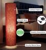 Modern Red Texture Cylinder Floor Lamp   Stylish Lighting for Living Room & Bedroom