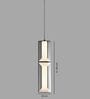 Modern Ribbed Glass Pendant Light